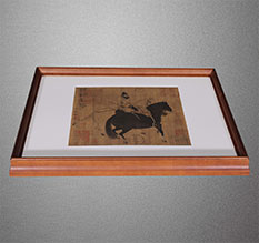 平舆书画装裱配框服务案例